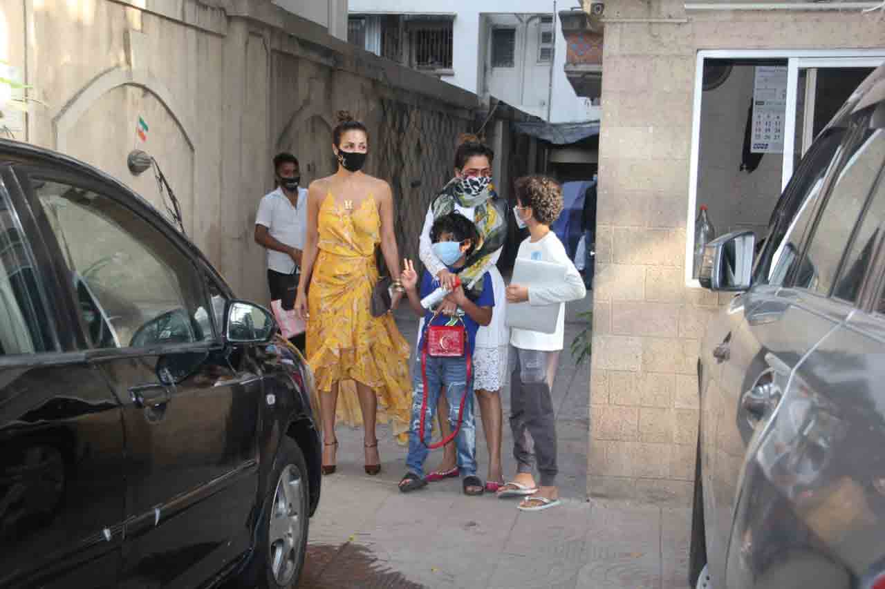 Malaika Arora at Easter lunch