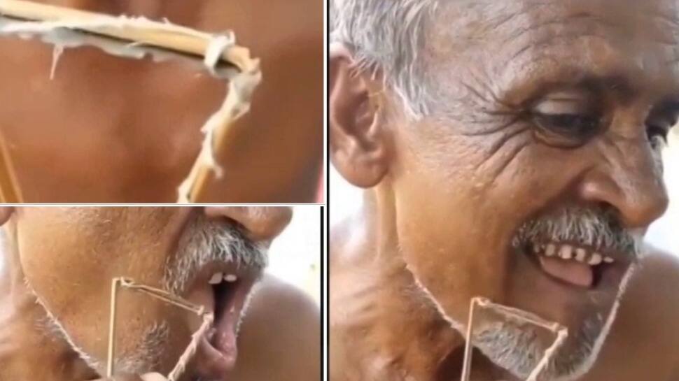 This Grandpa is living in 2050, goes eco-friendly with his new shaving machine