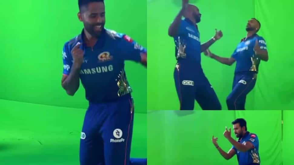 IPL 2021: MI stars Rohit Sharma, Bumrah, Pandya brothers, Suryakumar dance to Marathi song - WATCH