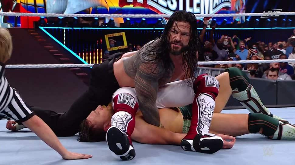 WWE WrestleMania 37 2021 Night 2 Results: Roman Reigns retains title after assist from cousin Uso, Randy Orton defeats The Fiend