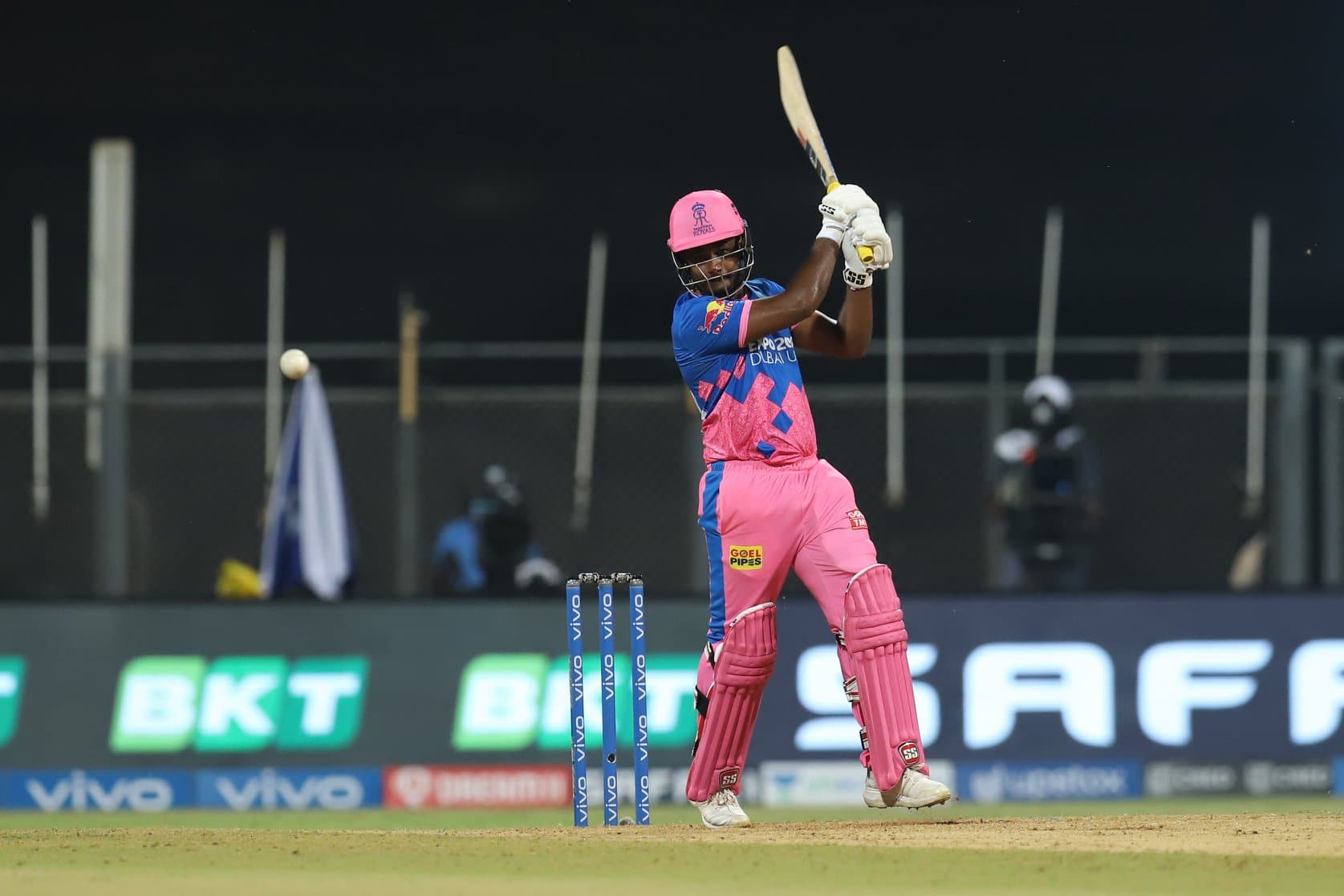 Rajasthan Royals captain Sanju Samson en route to scoring 119 against Punjab Kings in their IPL 2021 match in Mumbai. (Photo: IPL)