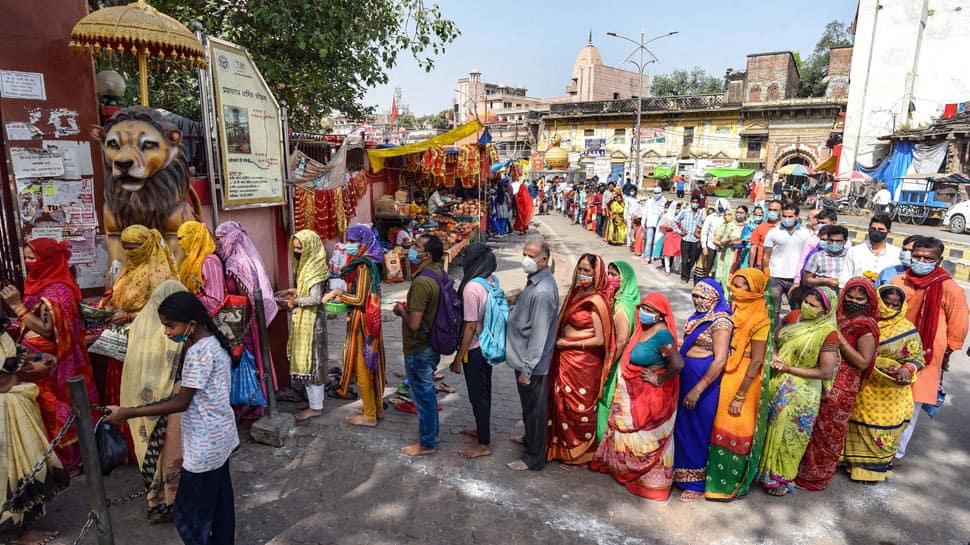 Chaitra Navratri celebrations amid COVID-19 scare at Alopi Devi Temple