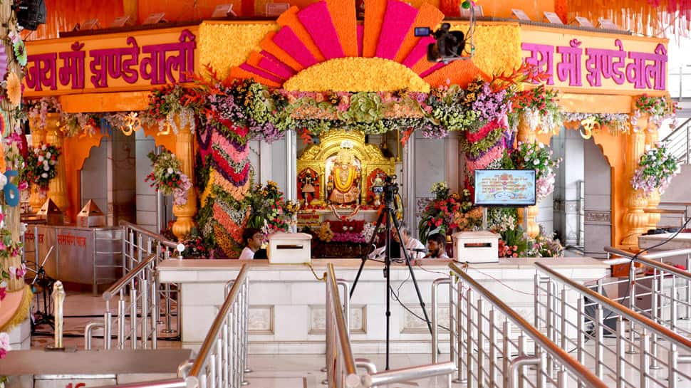 Delhi's famous Jhandewalan Temple remained closed for public on Navratri
