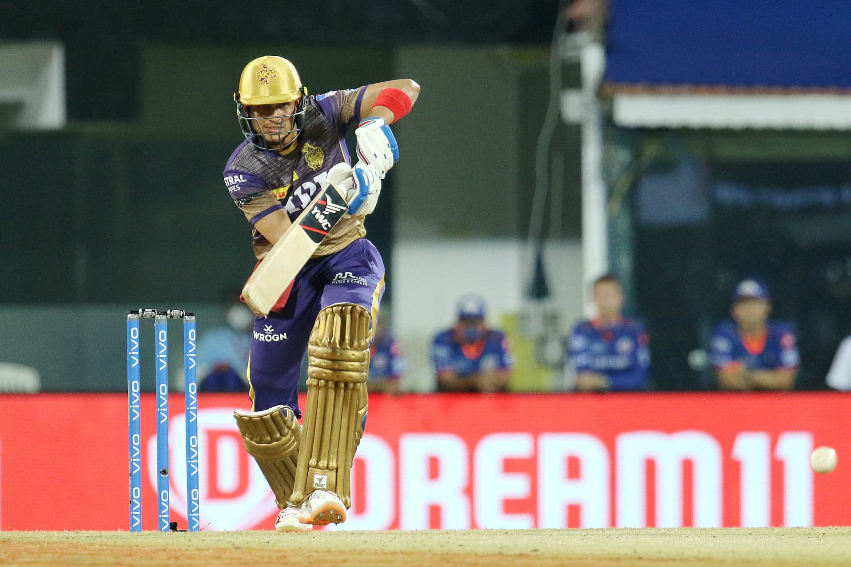 Kolkata Knight Riders opener Shubman Gill bats against Mumbai Indians in Chennai. (Photo: IPL)