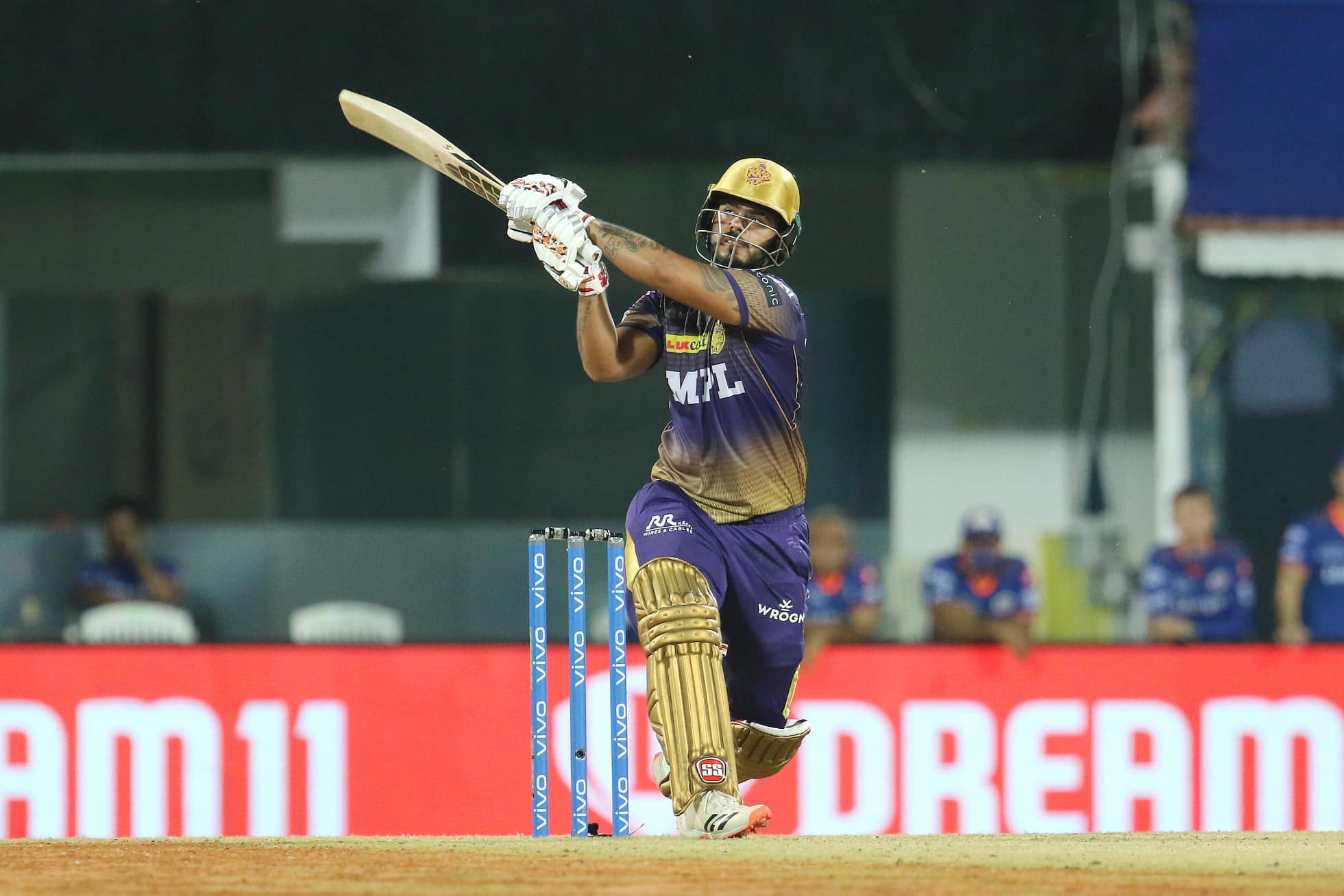 Kolkata Knight Riders opener Nitish Rana continued his golden form with another half-century against Mumbai Indians. (Photo: IPL)