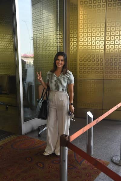 Actress Sunny Leone spotted at airport
