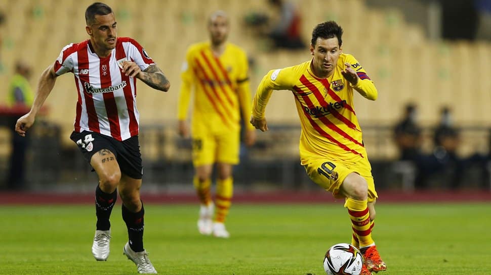 Lionel Messi fires Barcelona to dominant Copa del Rey Cup final win 