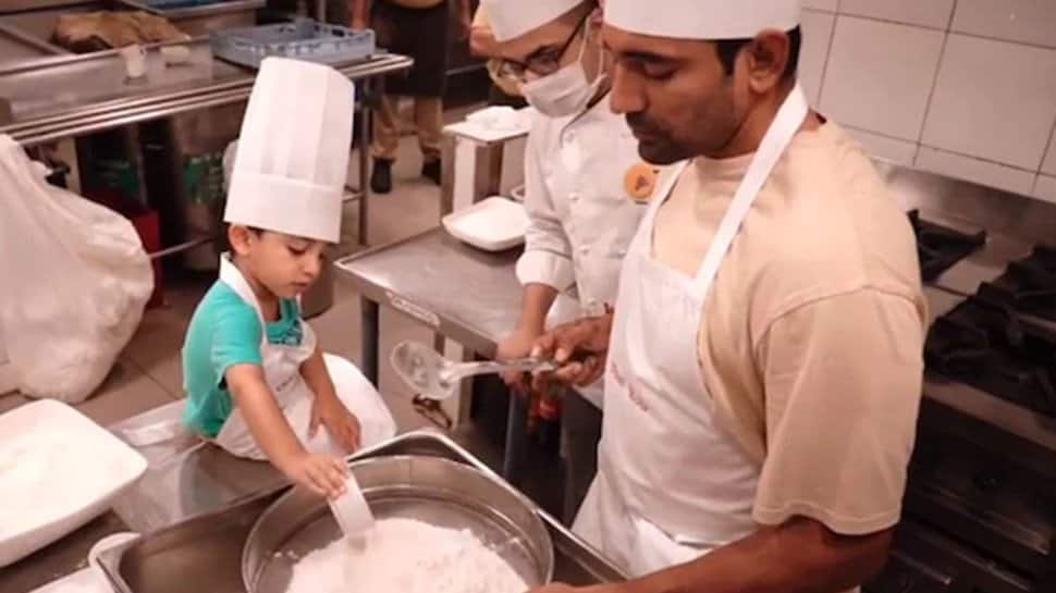 IPL 2021: Uthappa Jr. helps father Robin in baking cookies for CSK teammates - WATCH 