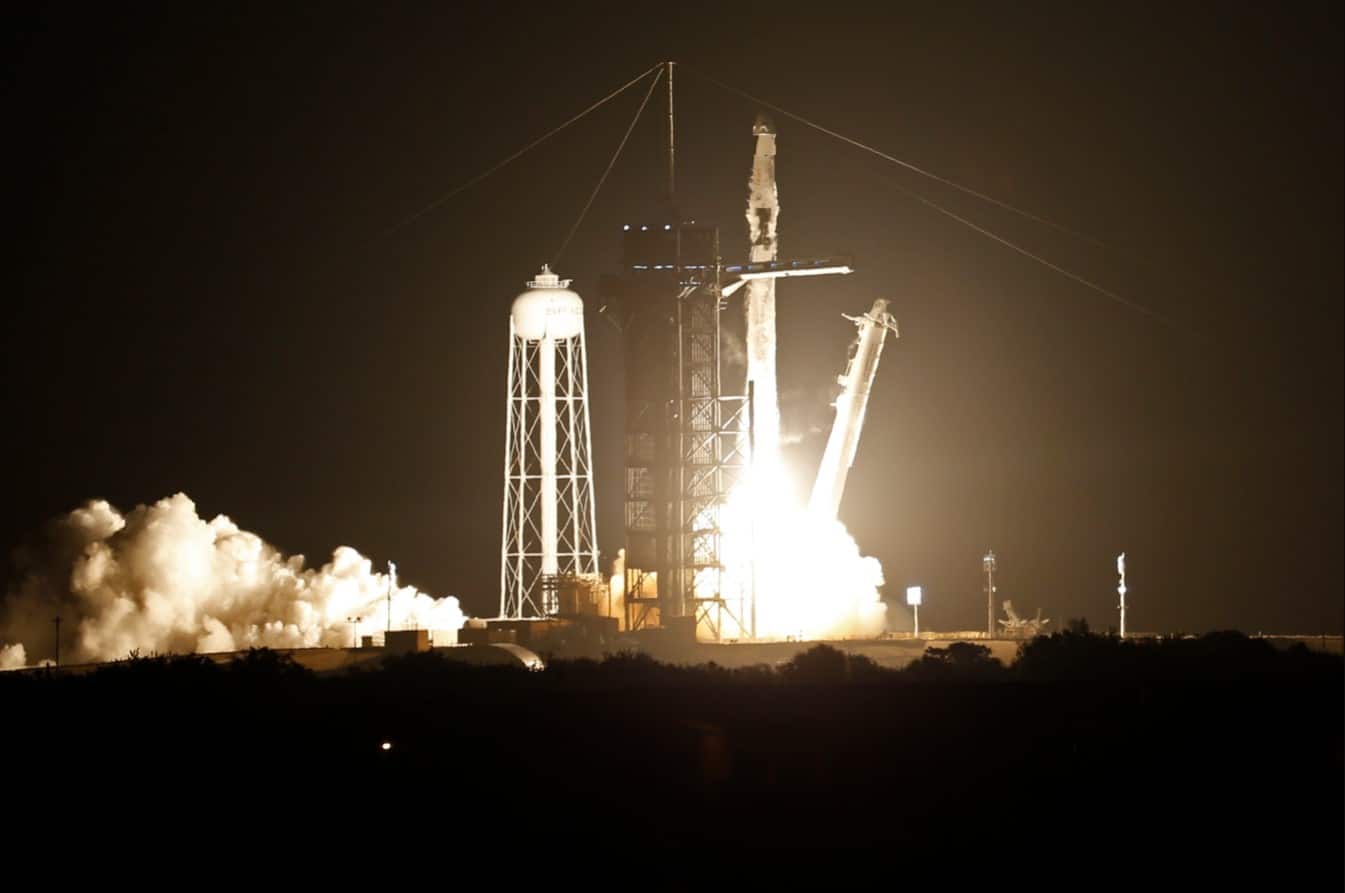 NASA, SpaceX launch four astronauts to International Space Station