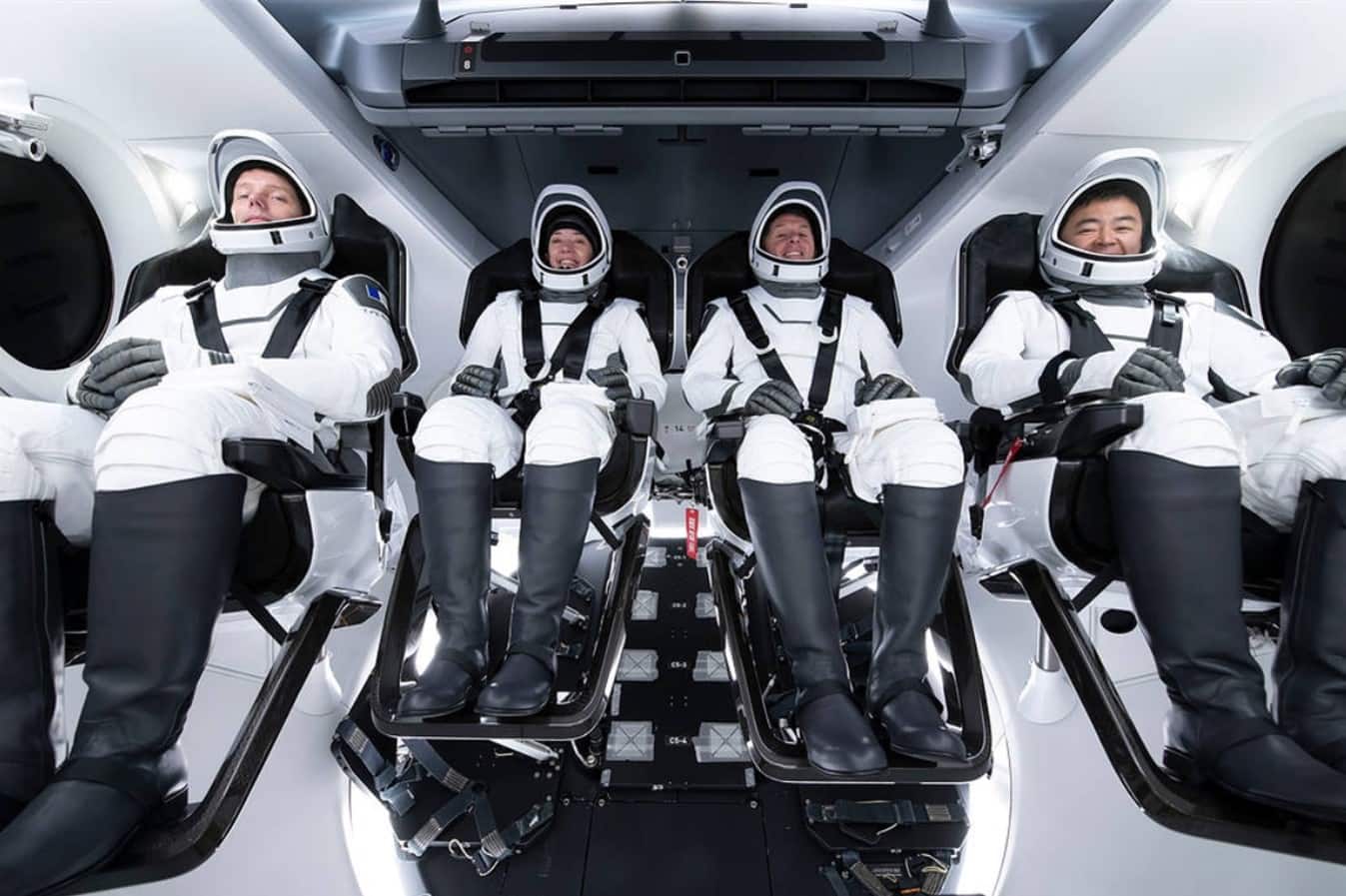 Astronauts of NASA-SpaceX Crew-2 mission