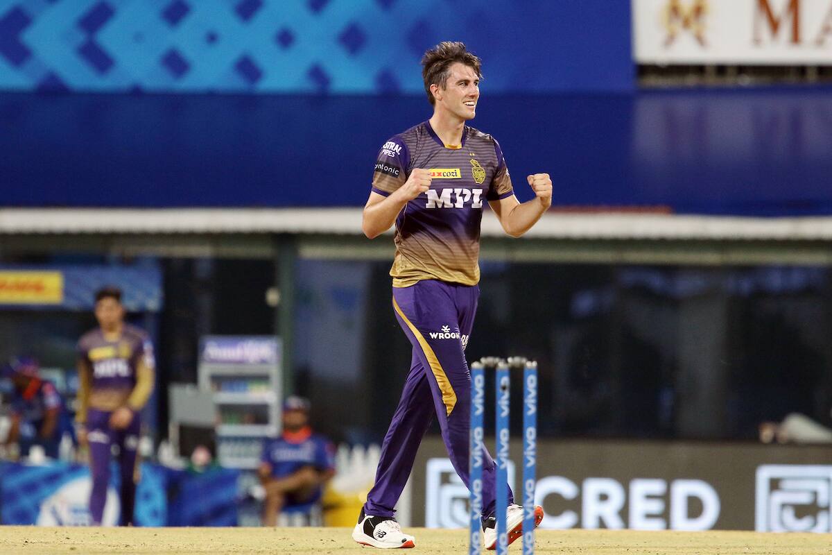 Kolkata Knight Riders paceman Pat Cummins has performed with both bat and ball for his franchise in IPL 2021. (Photo: ANI)