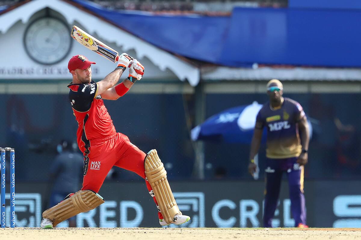 Royal Challengers Bangalore batsman Glenn Maxwell has been in sizzling form with the bat in IPL 2021 so far. (Photo: ANI)