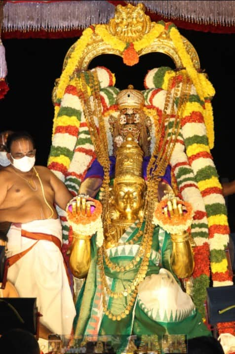 POURNAMI GARUDA SEVA IN TIRUMALA