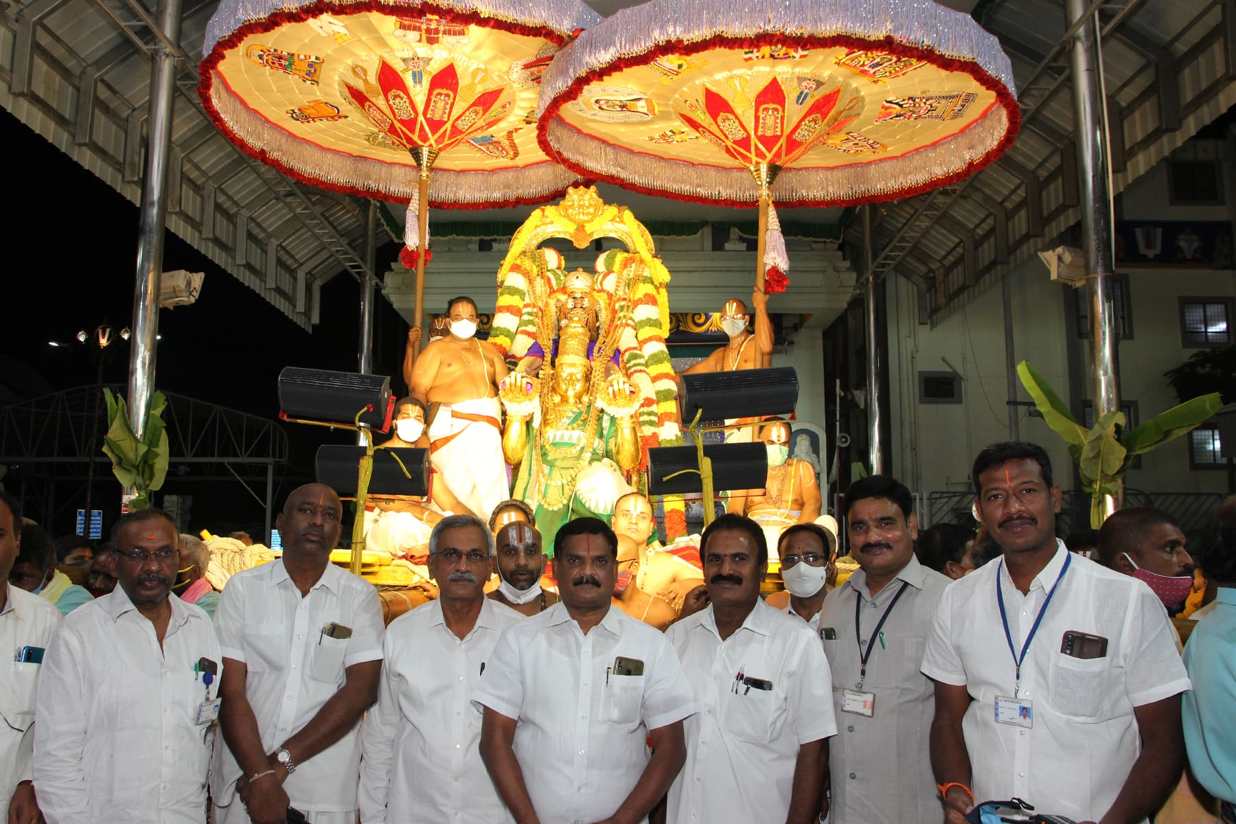 POURNAMI GARUDA SEVA IN TIRUMALA