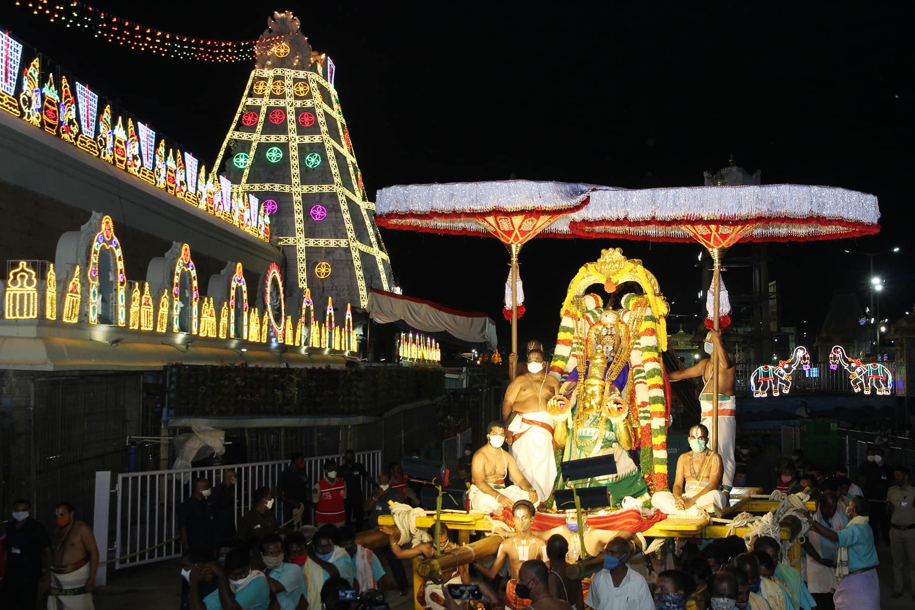 POURNAMI GARUDA SEVA IN TIRUMALA