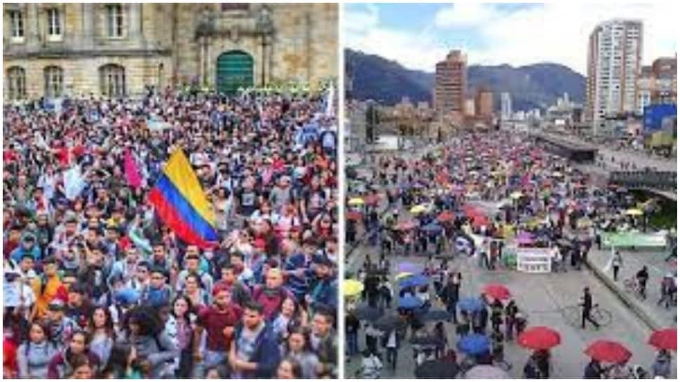 Thousands of Colombians take it to streets to protest against tax proposals