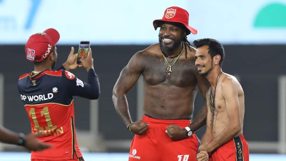 IPL 2021: PBKS troll RCB with shirtless picture of Chris Gayle and Yuzvendra Chahal, post goes viral