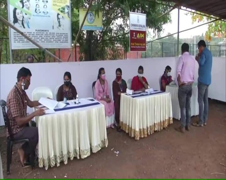 Visuals from Idukki where counting of postal ballots is underway in Kerala