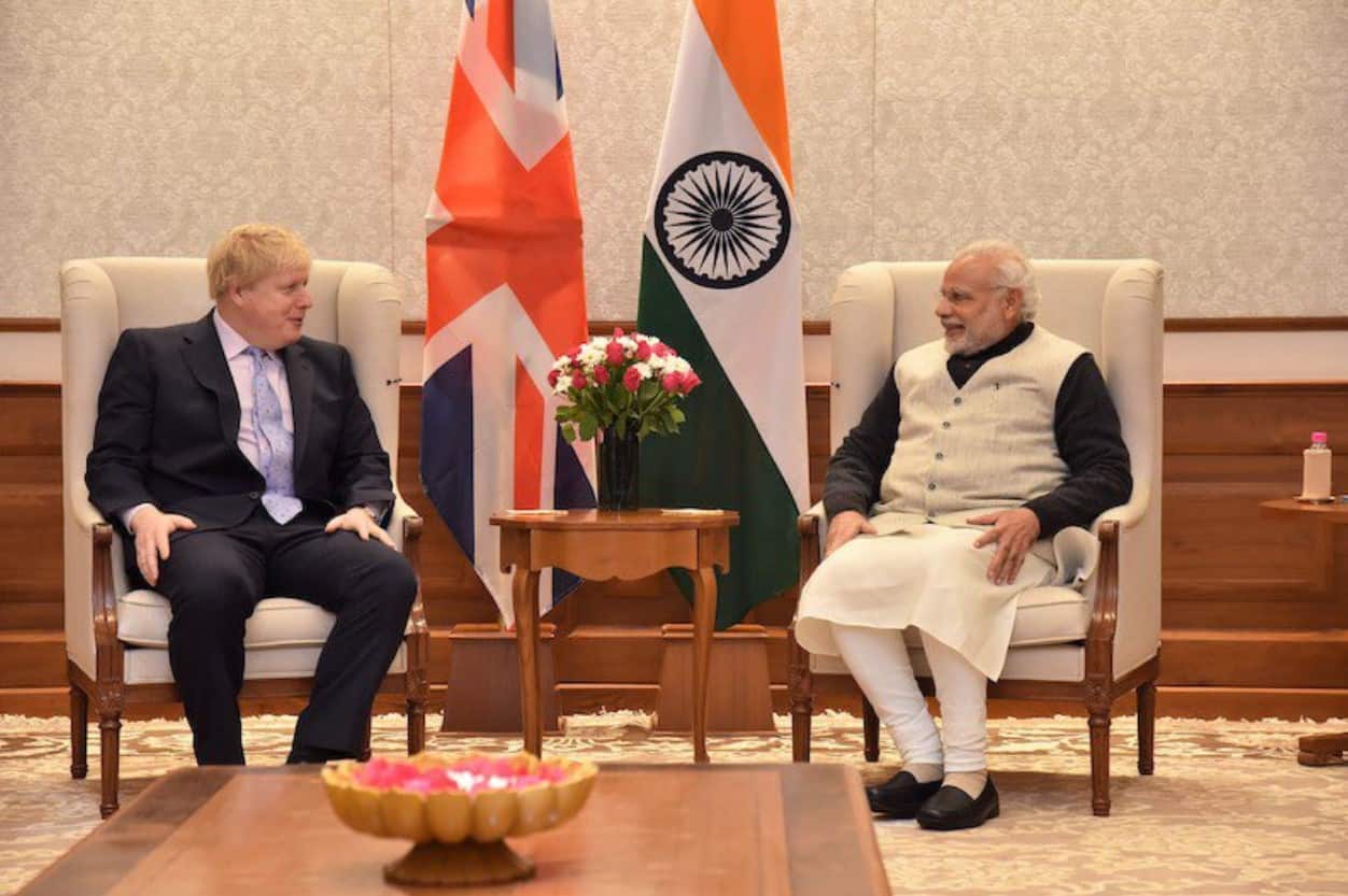 Boris Johnson and Narendra Modi Boris Johnson and Narendra Modi