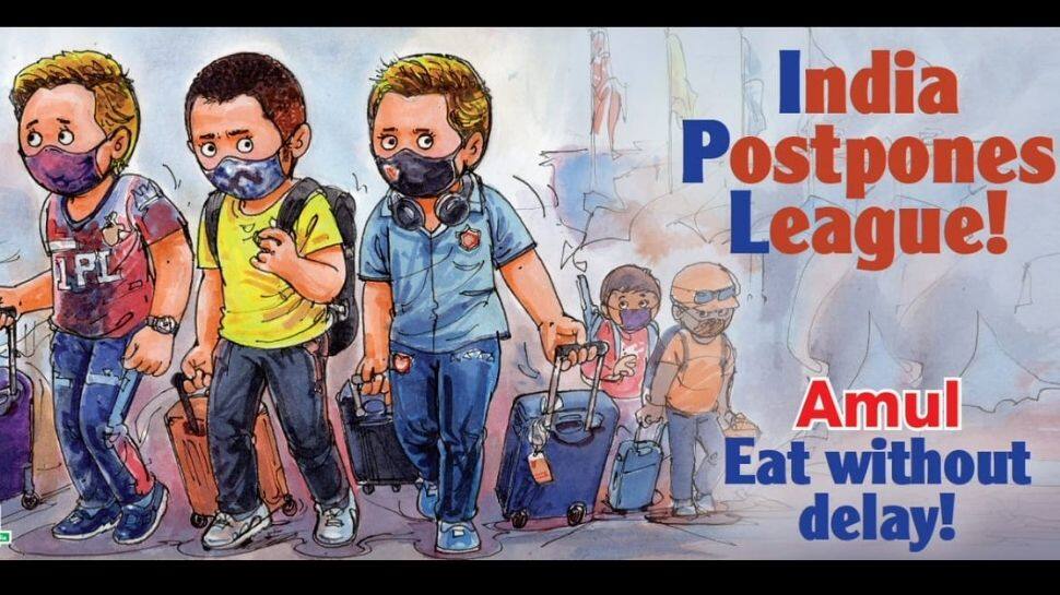 Amul’s viral meme on IPL 2021 suspension will leave you in splits