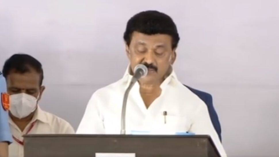 LIVE: DMK chief MK Stalin takes oath as Tamil Nadu CM - Vimarsana News