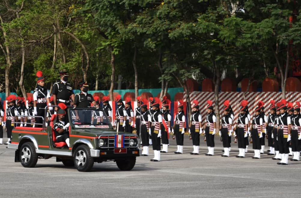 Attestation Parade of the first batch of 83 women soldiers