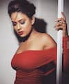 Nia Sharma stuns in red