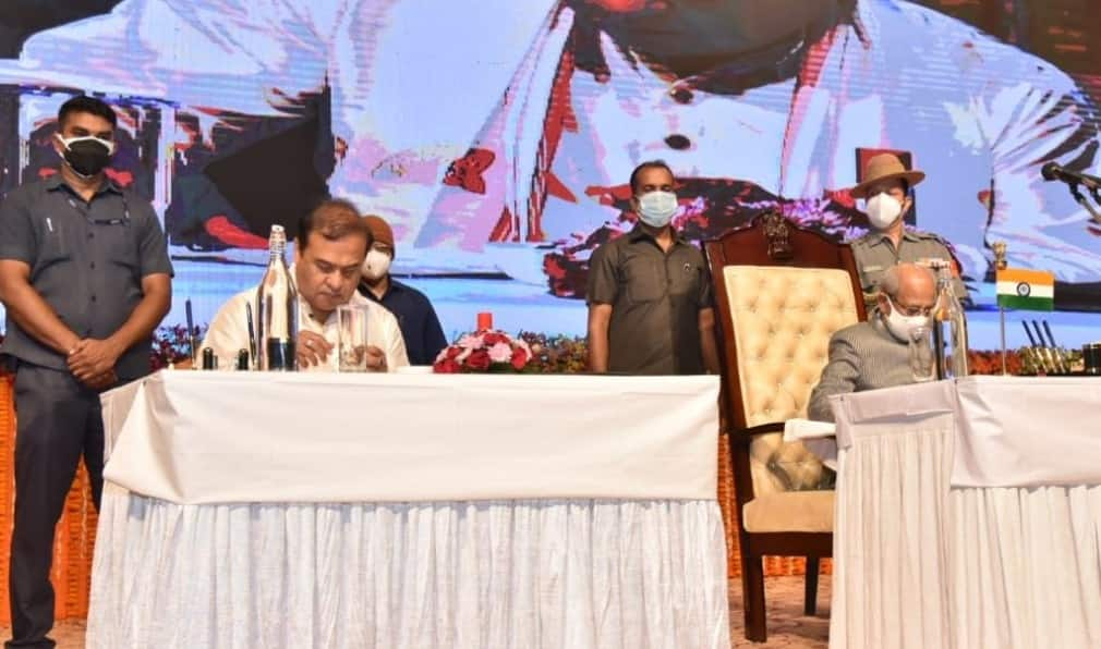 Himanta Biswa Sarma takes oath as Assam's 15th Chief Minister