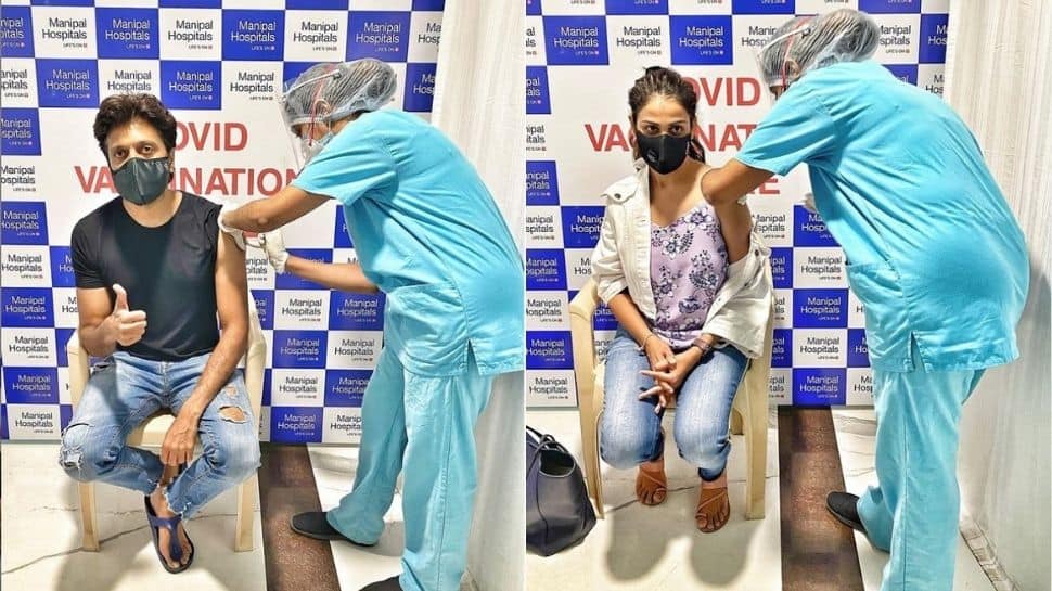 Riteish, Genelia get vaccinated against COVID-19