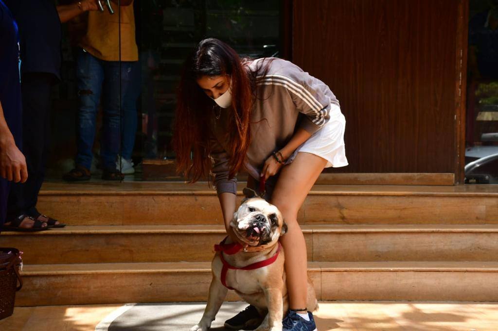 Sonnalli Seygall's doggy is adorarable