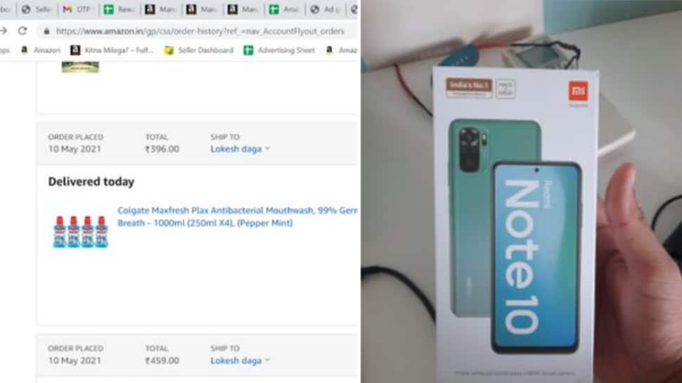 What The Luck: Man orders mouthwash from Amazon, gets Redmi Note 10 instead