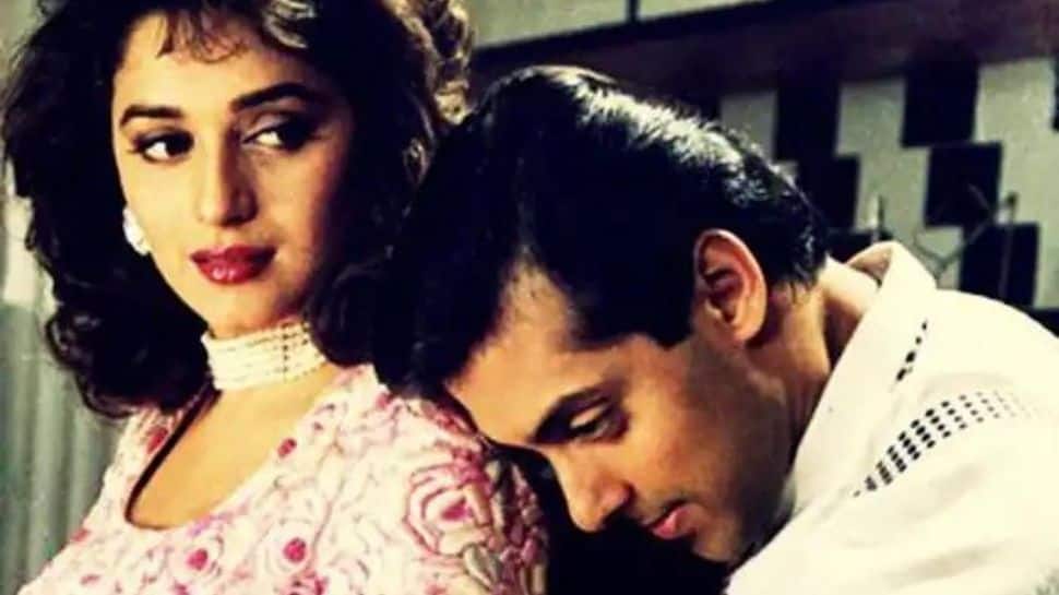 Salman and Madhuri Dixit