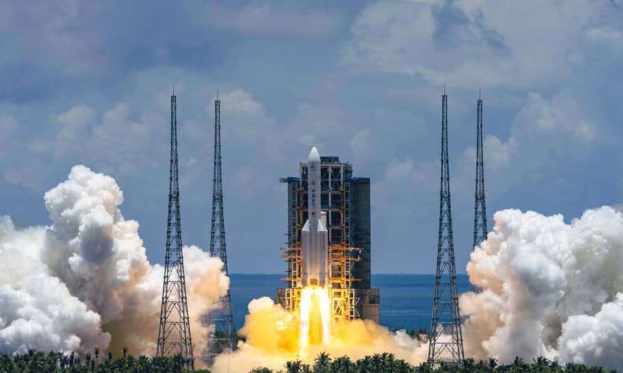 Launching of Spacecraft 'Tianwen-1'