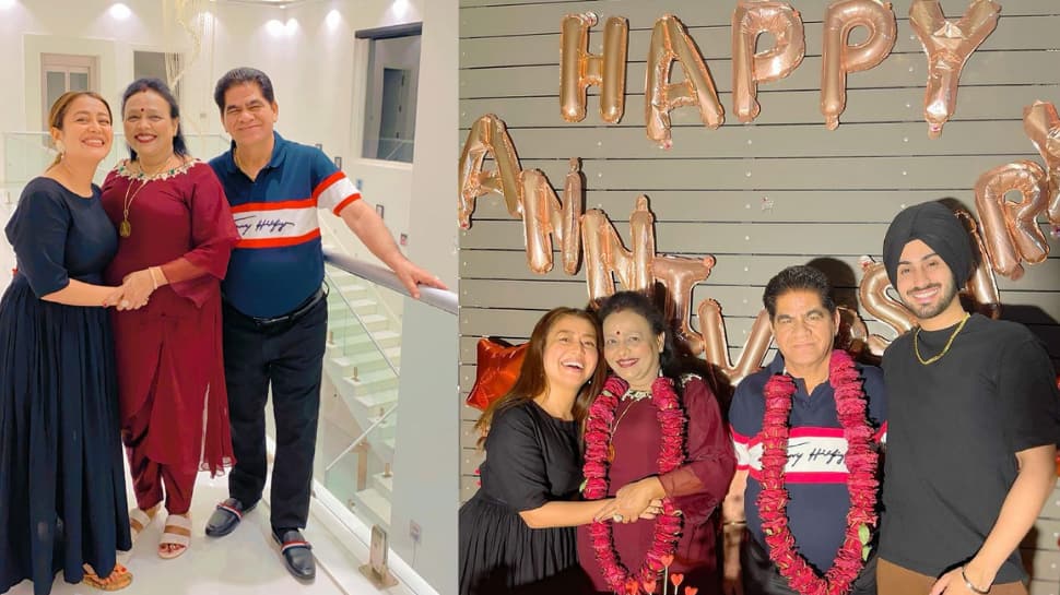 Neha Kakkar-Rohanpreet Singh celebrate singer&#039;s parents&#039; wedding anniversary at their gorgeous white house