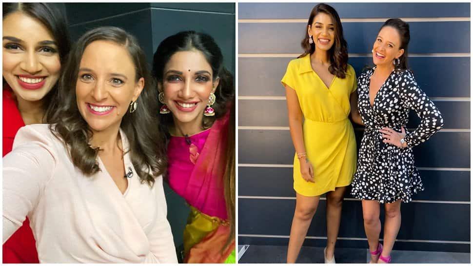 IPL 2021 anchor Neroli Meadows pens heartfelt message for Sanjana Ganesan and others after reaching Australia