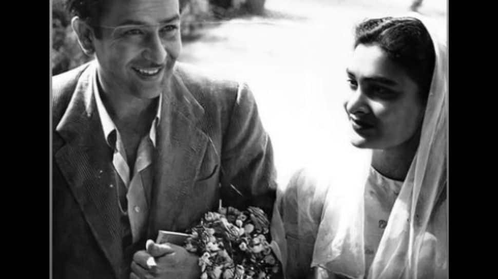 Karisma Kapoor shares a vintage photo of late grandfather Raj Kapoor with wife Krishna!