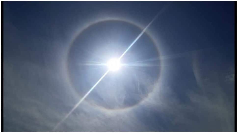 Stunning ring surrounding Sun in Bengaluru leaves people amazed, pics of solar halo go viral