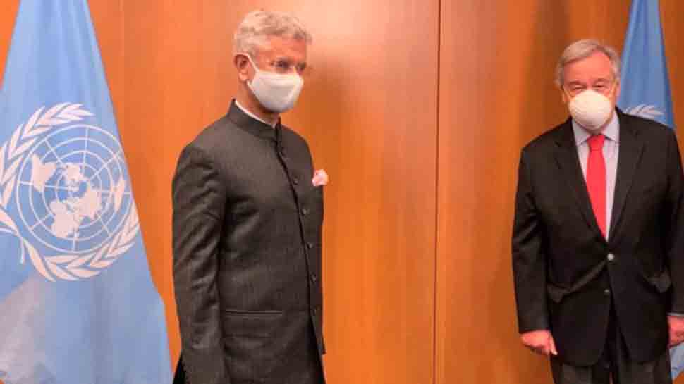 EAM S Jaishankar discusses India&#039;s August UNSC presidency with UN SG, extends support for his re-election