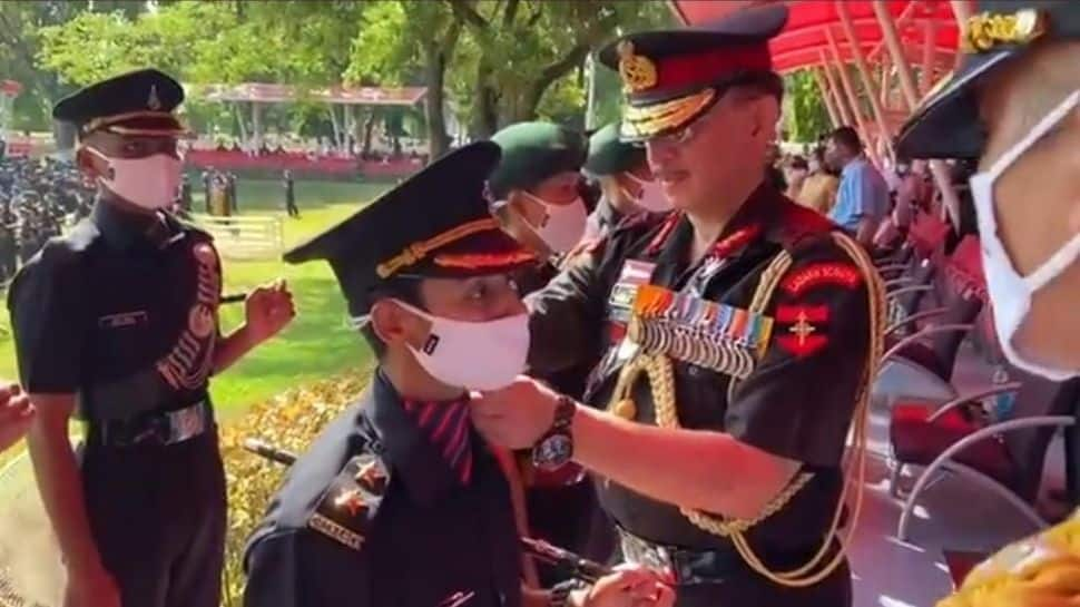 Wife of Pulwama martyr Late Major Vibhuti Shankar Dhoundiyal joins Indian Army, says, &#039;My journey has just started&#039;