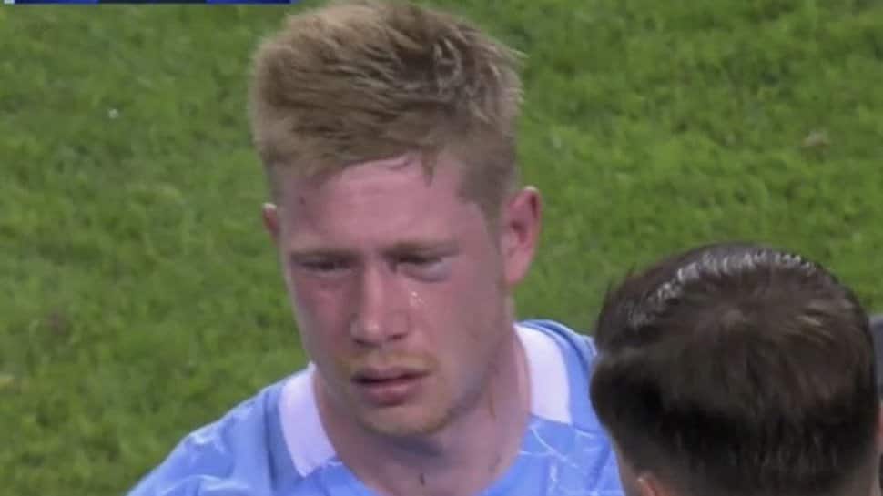 Champions League final: Antonio Rudiger's blow leaves Manchester City's Kevin De Bruyne with nose and eye socket fracture