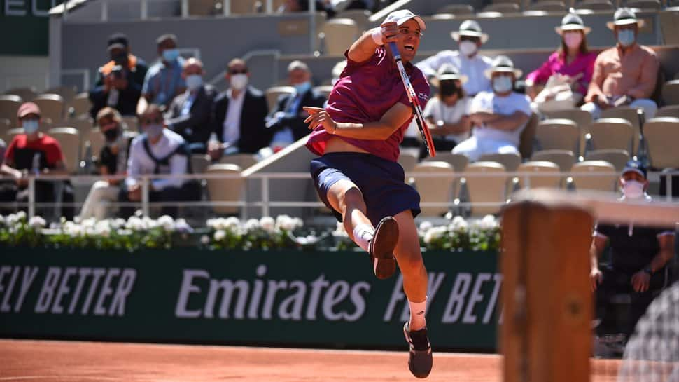 French Open: Dominic Thiem makes first-round exit after defeat against Pablo Andujar