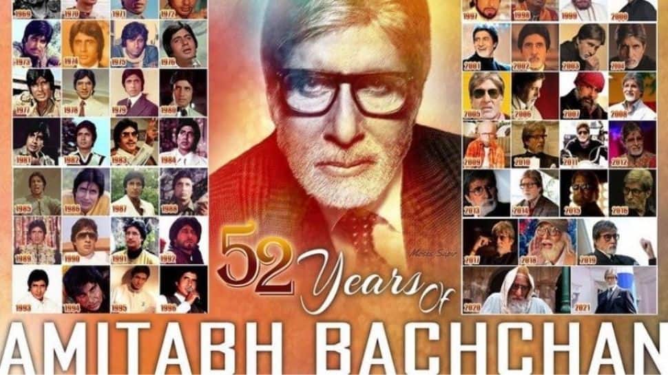 Amitabh Bachchan wonders &#039;how 52 years in films went by&#039;