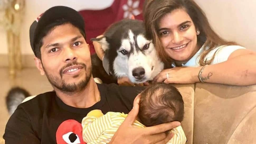 Indian paceman Umesh Yadav and Tanya became proud parents of a daughter on New Year's Day in 2021. (Source: Twitter)