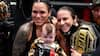 Nina Ansaroff Nunes and Amanda Nunes