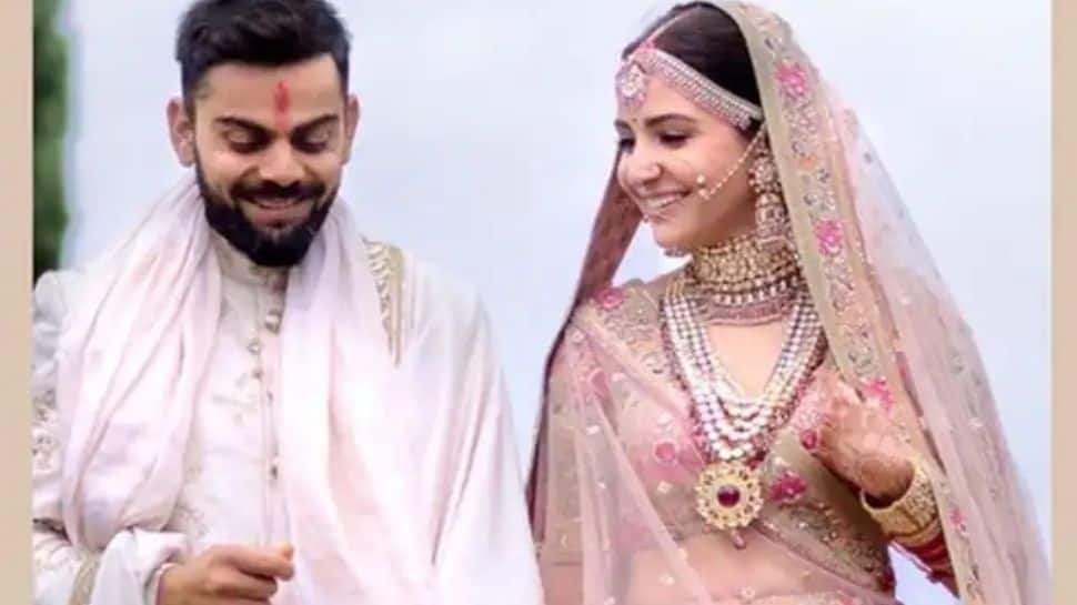 Anushka Sharma's extravagant wedding lehenga