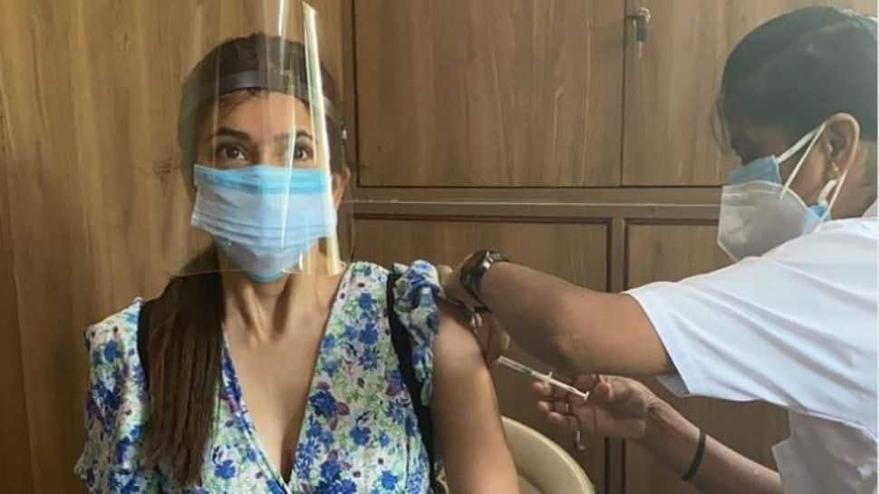 Kriti Kharbanda 'little nervous' before getting jab of COVID-19 vaccine