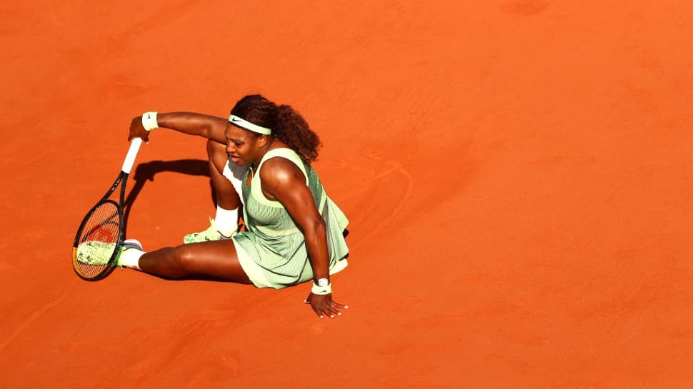 Serena Williams' biggest Grand Slam loss was a first round loss to Virginie Razzano of France in the 2012 French Open. (Source: Twitter)