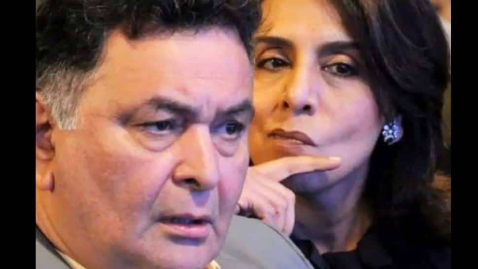 Neetu Kapoor shares an &#039;ironical&#039; picture with late Rishi Kapoor, Alia Bhatt reacts