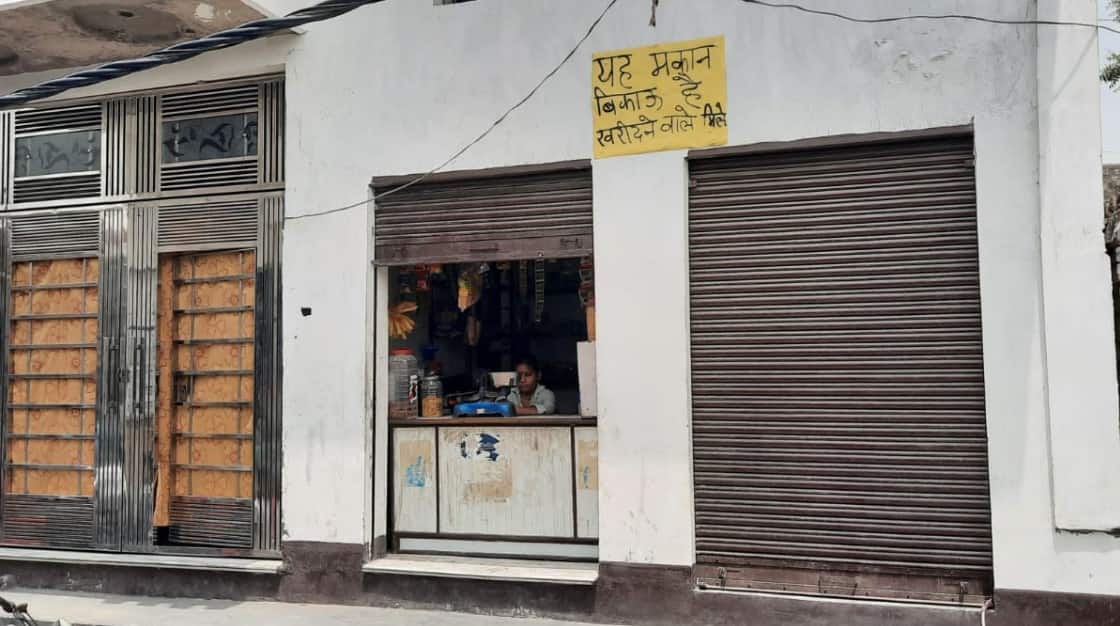 A shop is put up for sale in the colony