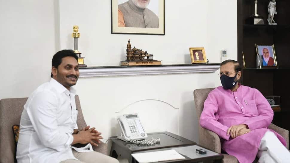 Andhra CM YS Jagan Mohan Reddy meets Union Minister Prakash Javadekar, seeks release of funds for Polavaram project